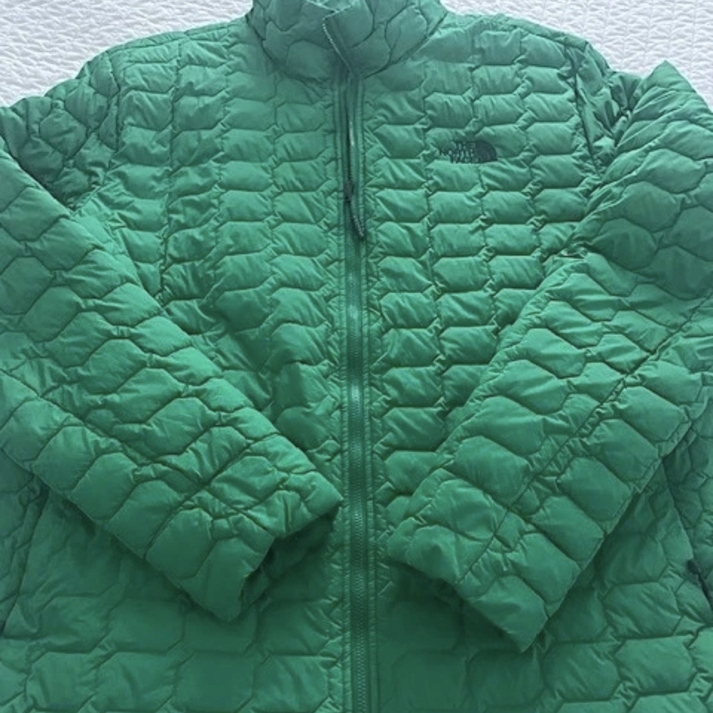 The North Face Men's Thermoball Vibrant Green Puffer Jacket
